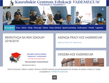 Tablet Screenshot of kcevademecum.pl